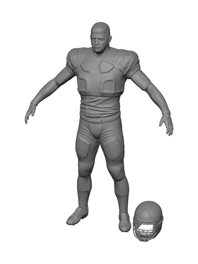 3D model for Football Player
