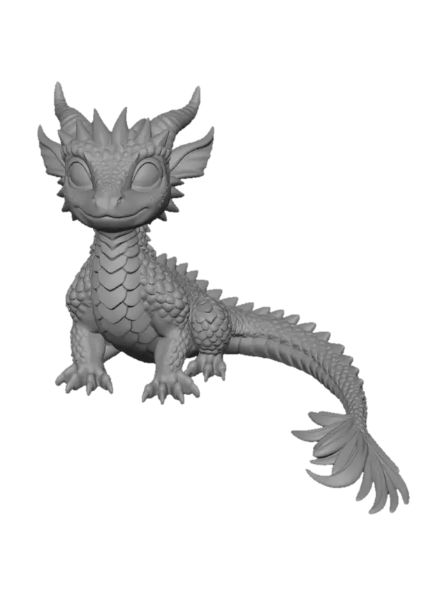 3D model for Kaleidoscope Dragon