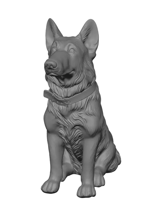 3D model for Stylized Guarddog