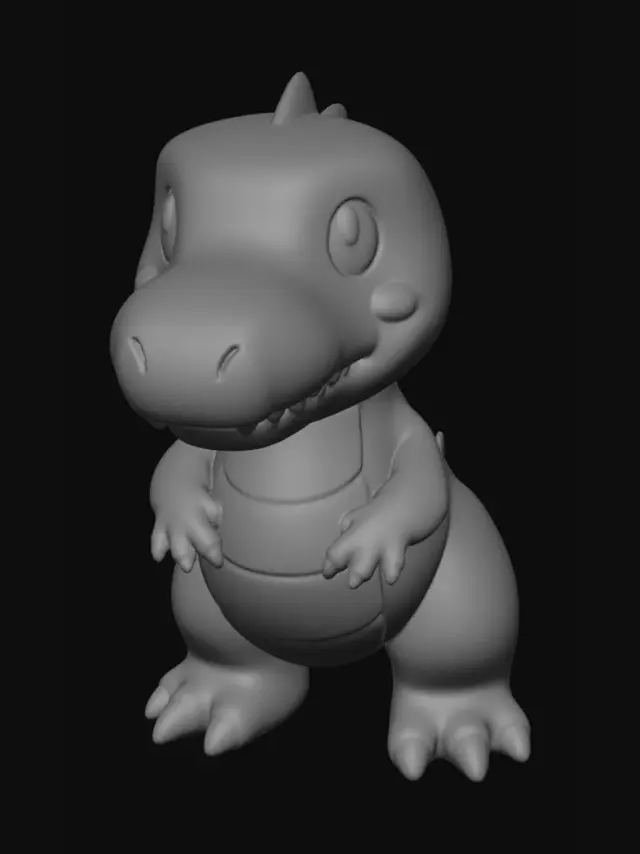 3D model for Tiny Dino