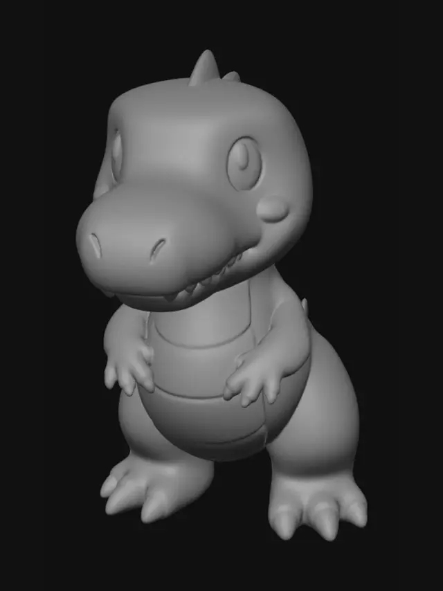 3D model for Tiny Dino