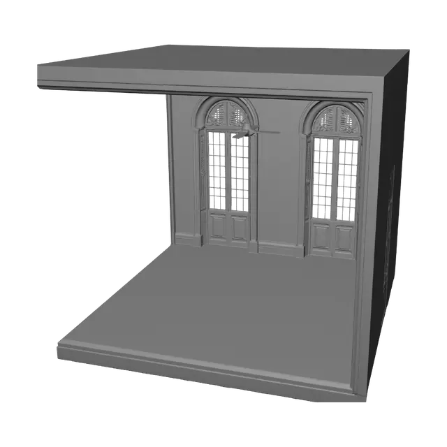 3D model for The Arched Room