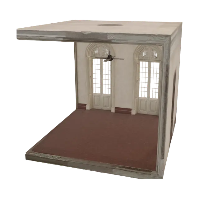 3D model for The Arched Room