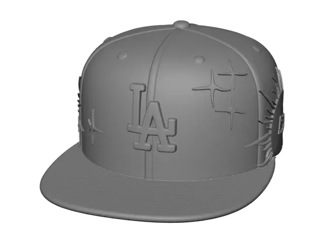3D model for LA Starry Sun Cap