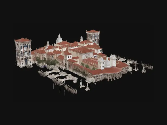 3D model for Sunset over the Grand Canal in Venice