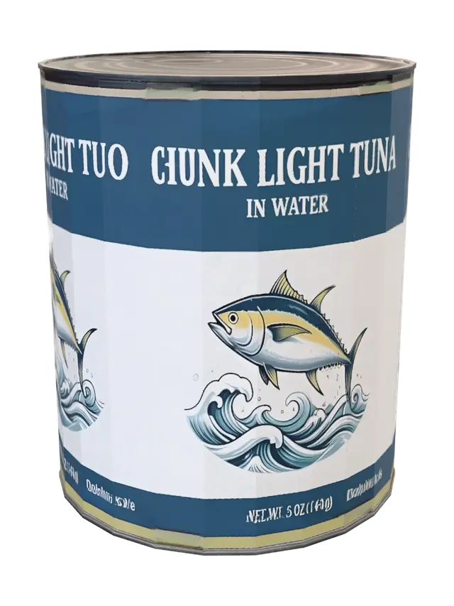 canned - Seal 3D model, vytvořený pomocí AI