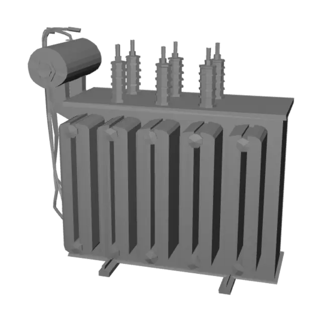 3D model for Industrial Power Transformer