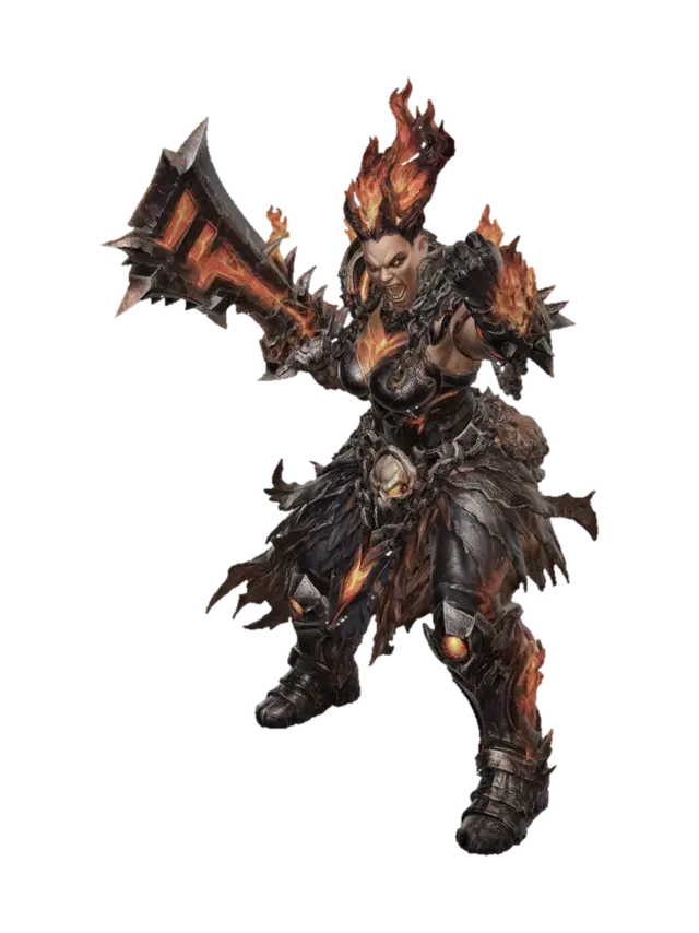 Infernal Warlord - Daemon 3D model, vytvořený pomocí AI