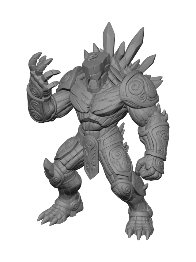 3D model for Crystal Golem