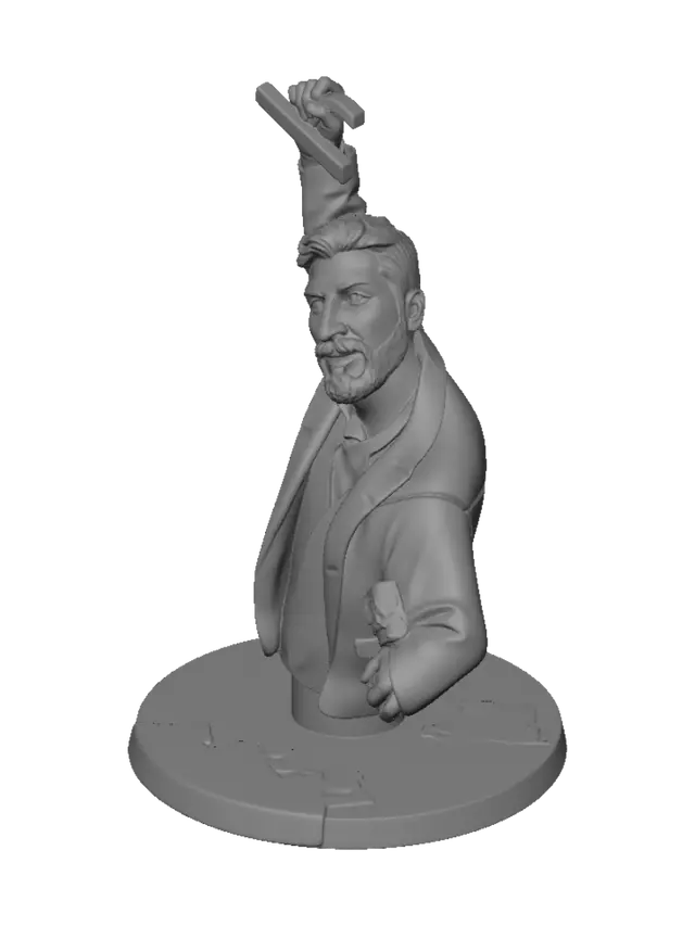3D model for Triumphant Moment at Global Creator Awards