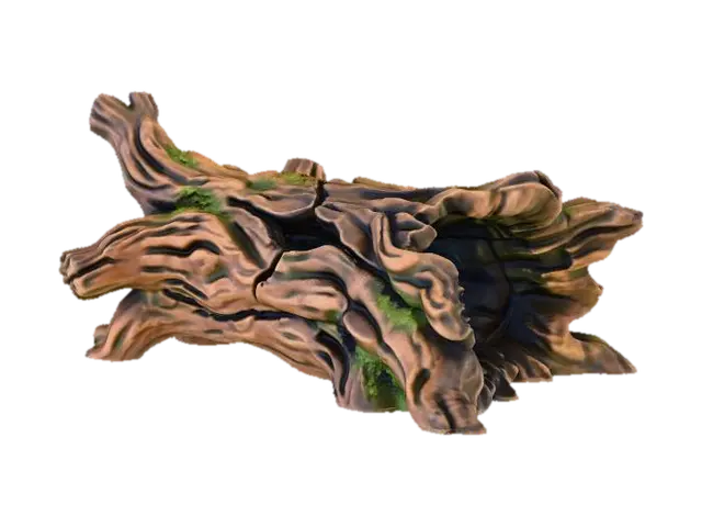 Gnarled Driftwood - Decay 3D model, vytvořený pomocí AI