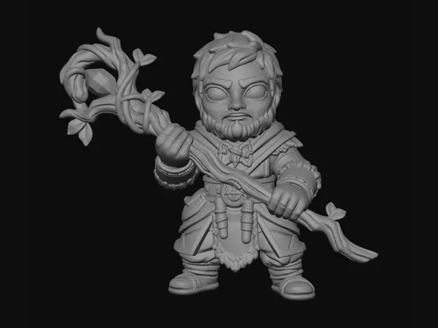 3D model for Vinebound Guardian