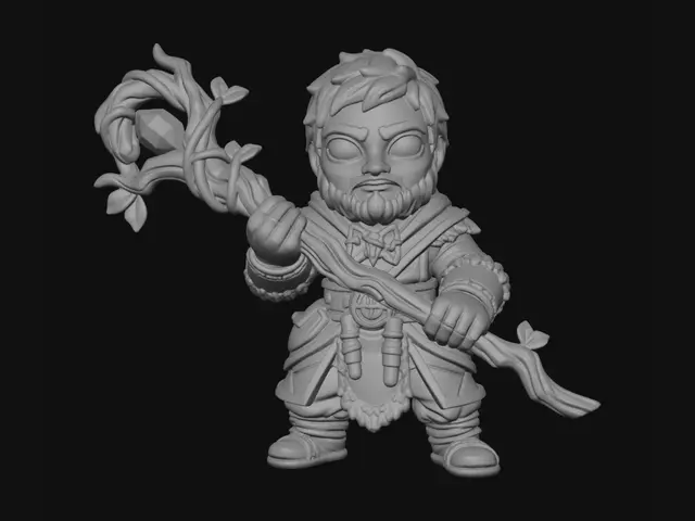 3D model for Vinebound Guardian