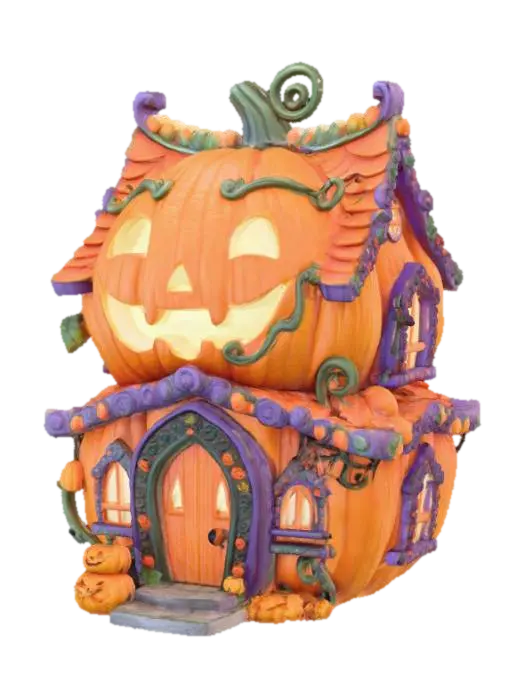 3D model for Jack-O-Lantern House #Halloween2025#
