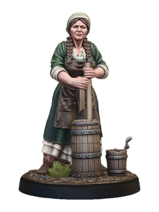 Water Carrier - Holding 3D model, vytvořený pomocí AI