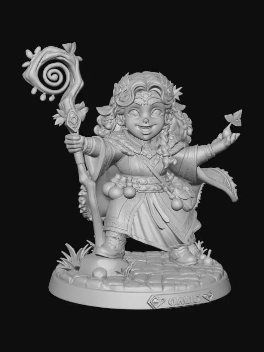 3D model for Druid of the Verdant Grove