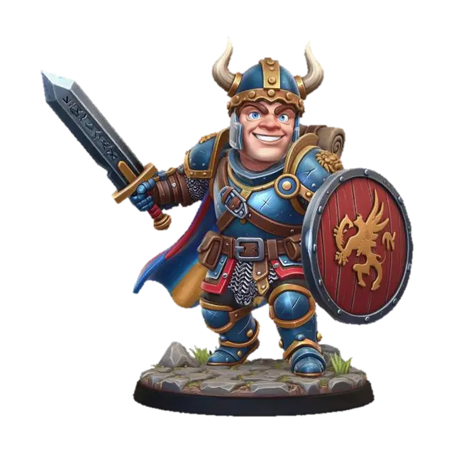 3D model for Lionhearted Knight