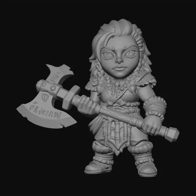 3D model for Verdant Berserker
