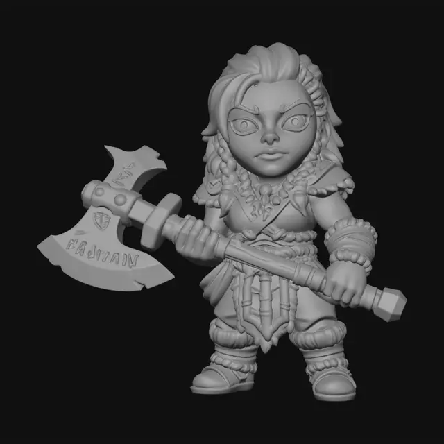 3D model for Verdant Berserker