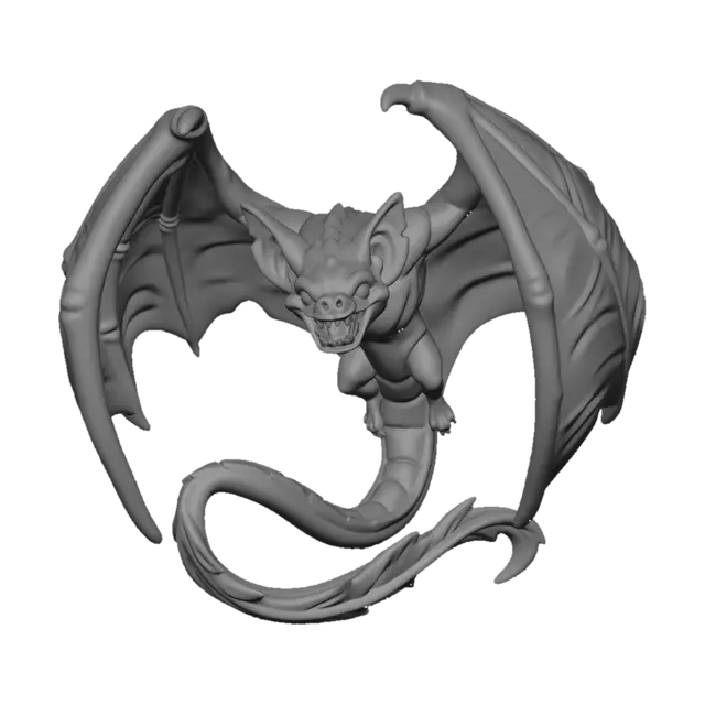 3D model for A 3D image of a Pixar-style cloaker from Dungeons & Dragons.  Highly detailed with thick and bold details optimized for 3D printing.  No base.  The background should be a single color with no additional details.