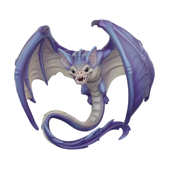 3D model for A 3D image of a Pixar-style cloaker from Dungeons & Dragons.  Highly detailed with thick and bold details optimized for 3D printing.  No base.  The background should be a single color with no additional details.