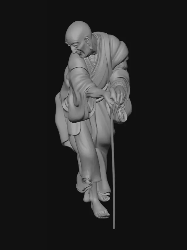 3D model for The Leaning Sage