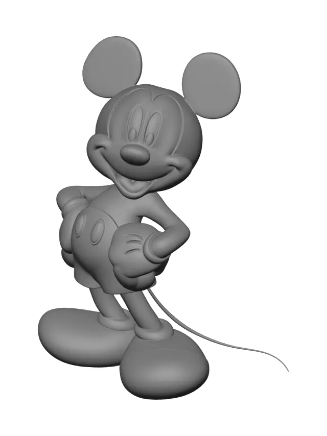 3D model for Smiling Mickey Mouse