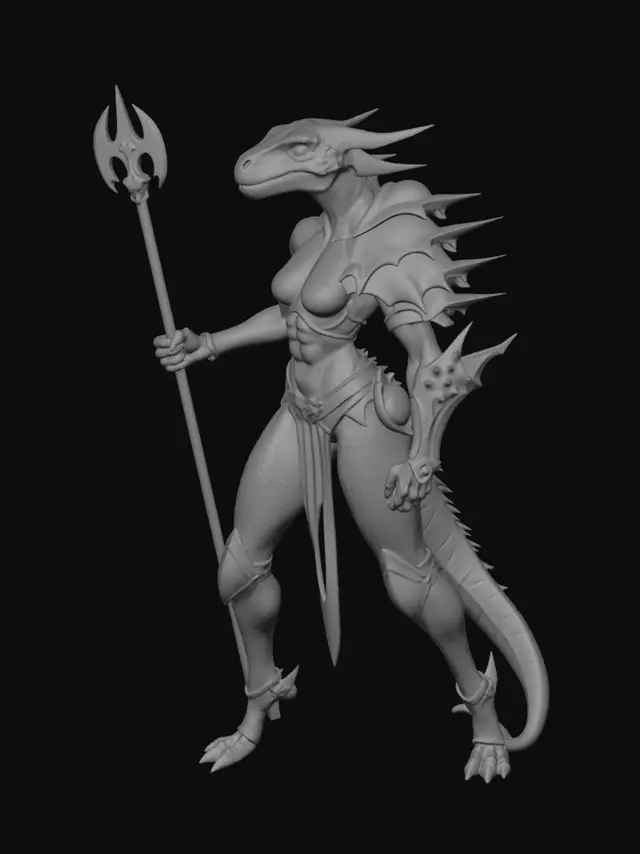 3D model for Crimson Warlord