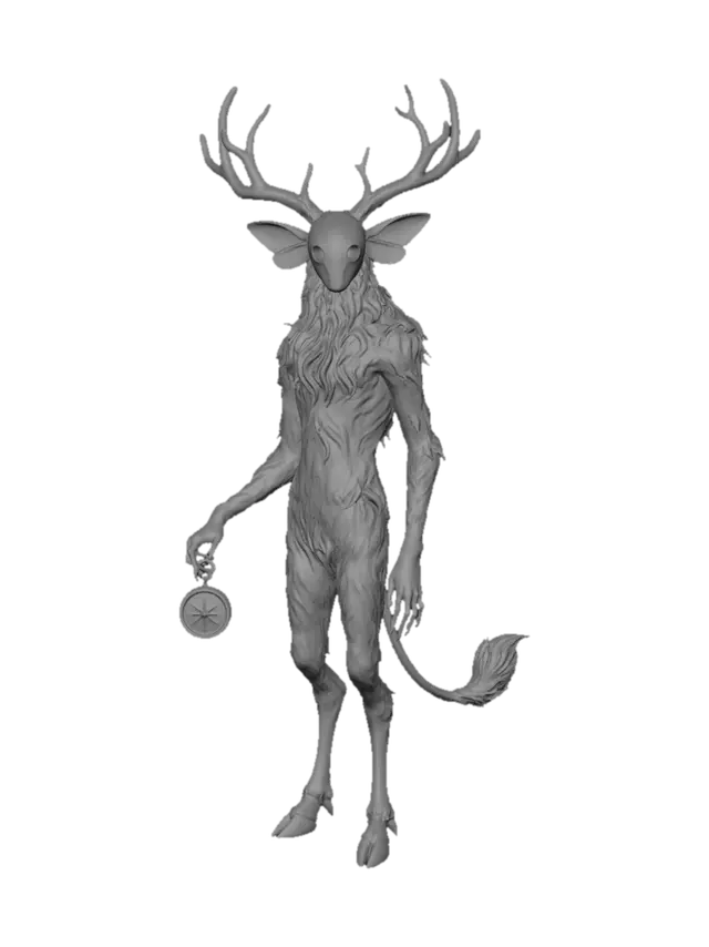 3D model for Moss-Wreathed Stag