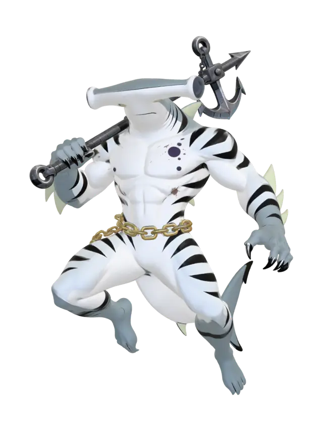 3D model for Abyssal Pirate Shark