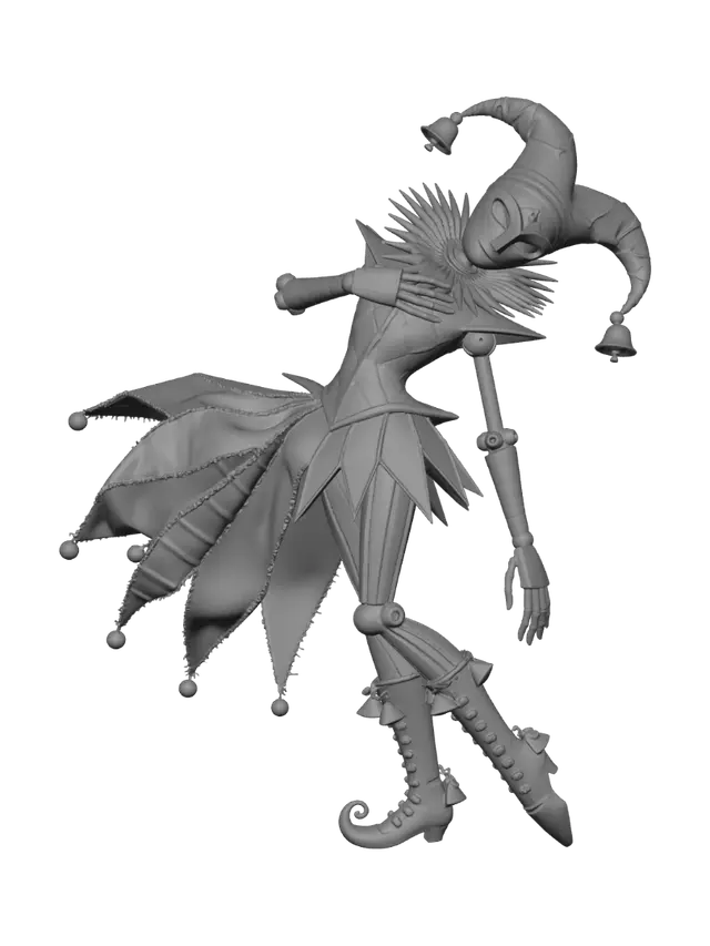3D model for Harlequin in the Spotlight