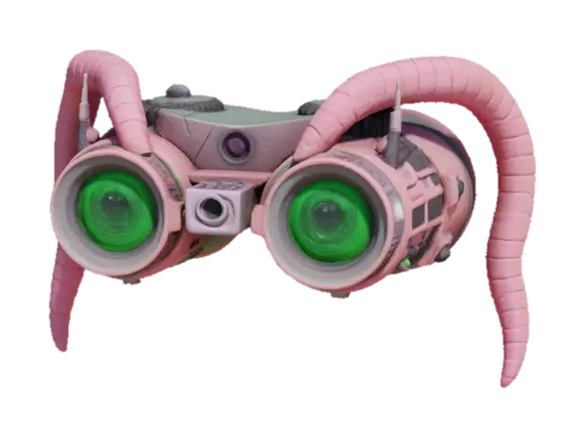a futuristic binoculars inspired by Ghost in the Shell and Medusa,… - Ghostintheshell 3D model, vytvořený pomocí AI