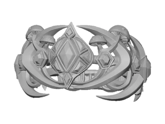 3D model for Mystic Mushroom Crown