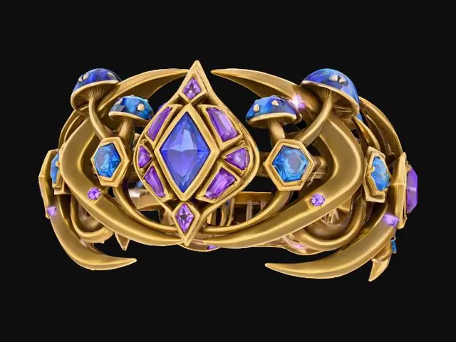 3D model for Mystic Mushroom Crown