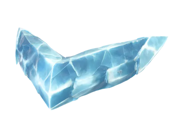 Modello 3D Ice Boomerang - Prism, generato dall’IA