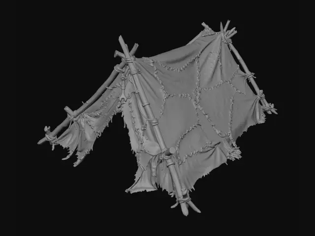 3D model for Nomad's Tattered Shelter