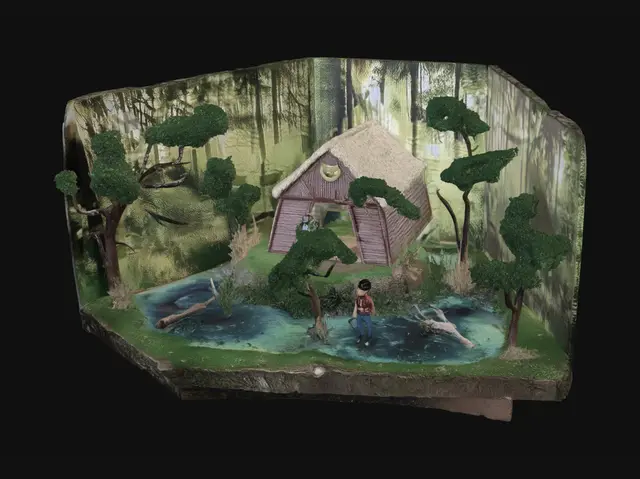 3D model for Forest Hut by the Stream