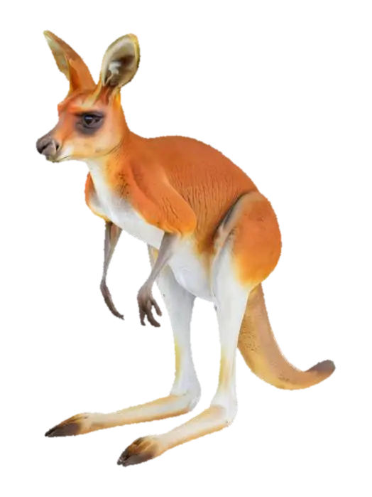 [Australia] kangaroo , #AroundTheWorld# 3D model, vytvořený pomocí AI
