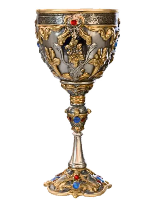 3D model for ORNATE FANTASY GOBLET ENCRUSTED WITH GEMS