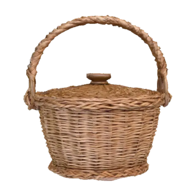 3D model for Wicker hand basket