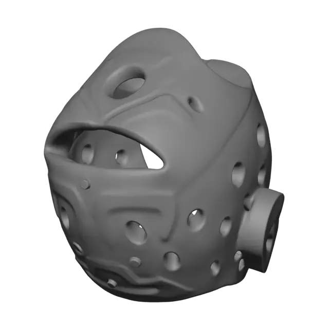 3D model for Blue Adidas Hockey Goalie Mask