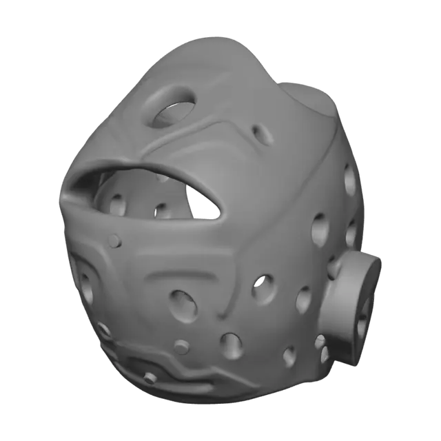 3D model for Blue Adidas Hockey Goalie Mask