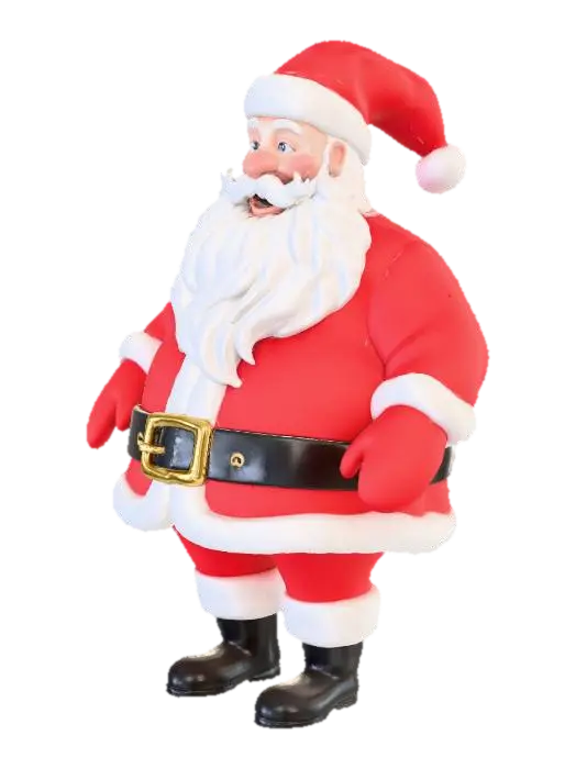 Santa's Cheer - Jolly 3D model, vytvořený pomocí AI