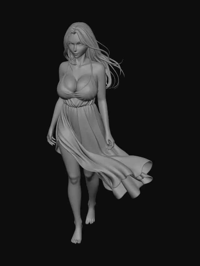 3D model for Sunset Serenity on the Shore