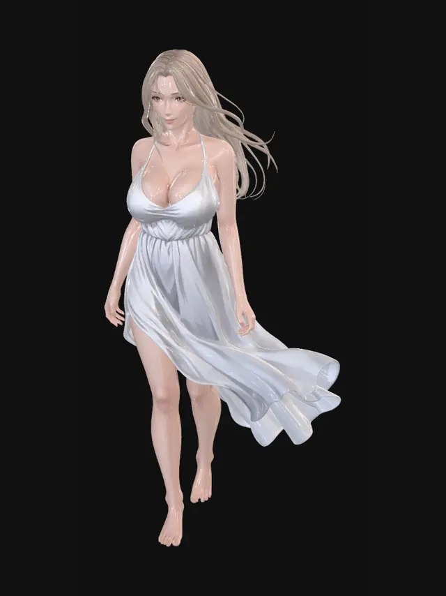 3D model for Sunset Serenity on the Shore