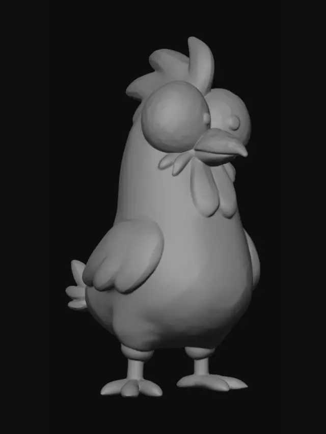 3D model for Cheerful Chicken