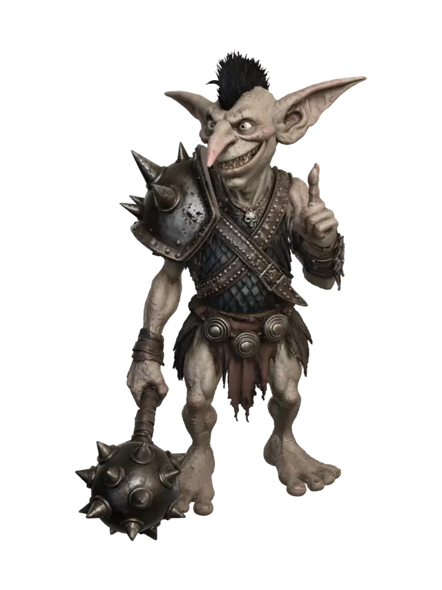3D model for Ironjaw Goblin Warlord