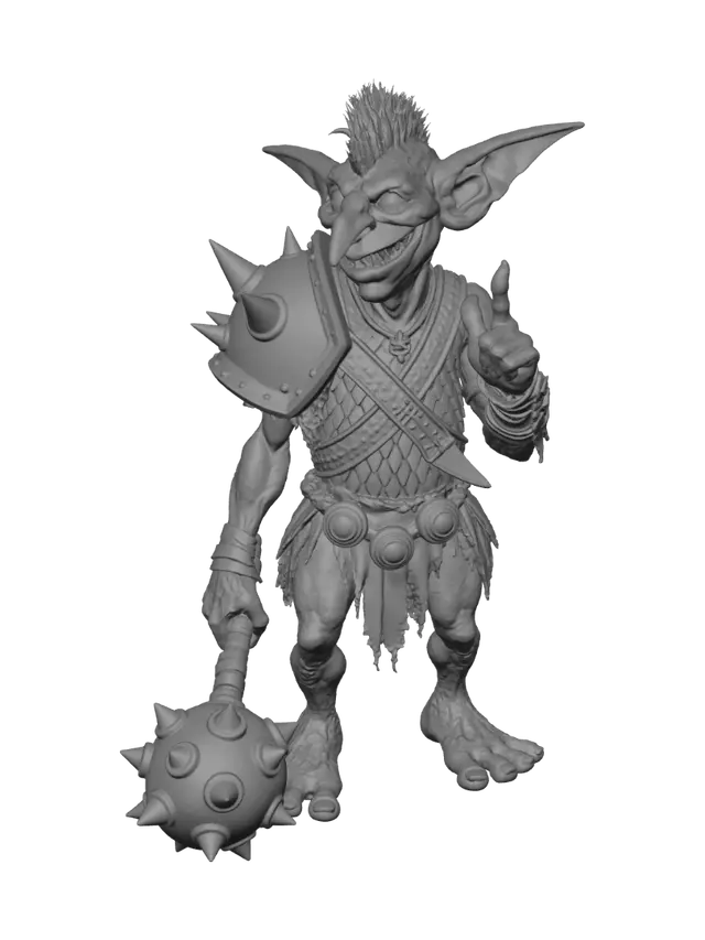 3D model for Ironjaw Goblin Warlord