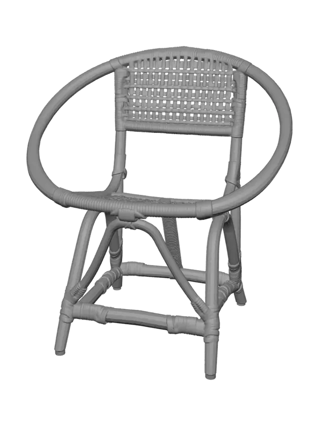 3D model for Rattan chair