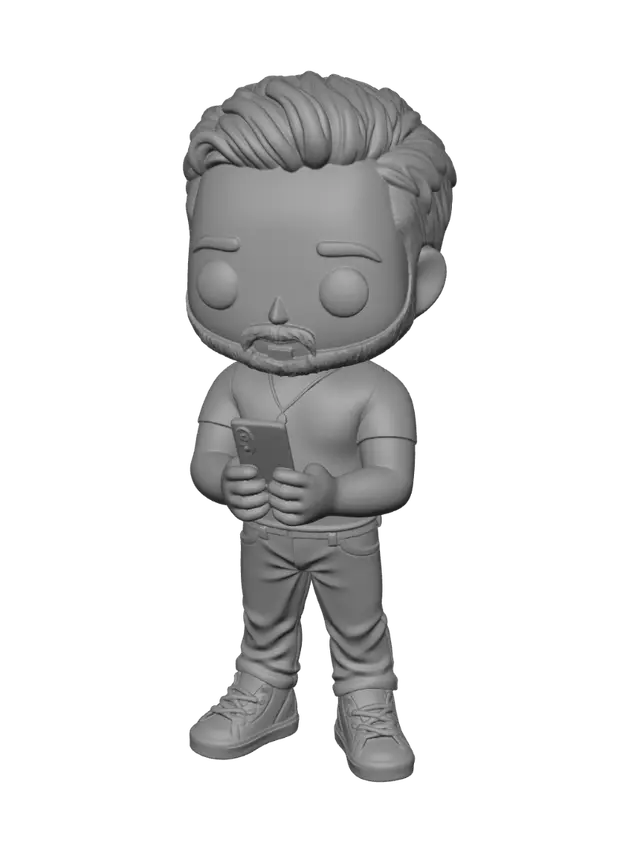 3D model for Bearded Techie